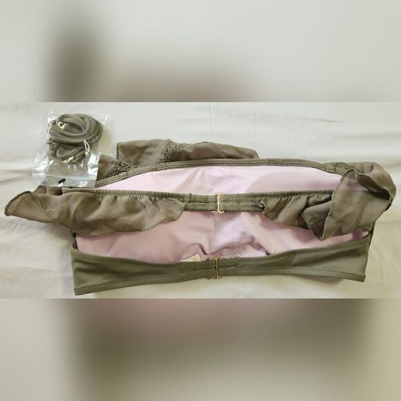 Victoria's Secret Victoria’s Secret Women’s Swim Smocked Boho Bikini size M - Picture 2 of 5